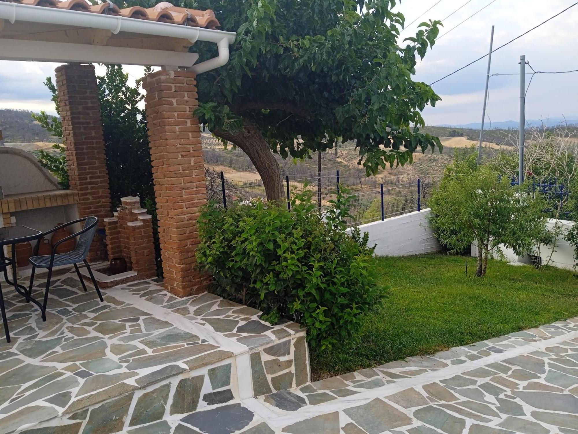 Σπίτι Στο Βουνό Αλλά Μια Ανάσα Από Τη Θάλασσα Villa Paleochori Exteriör bild
